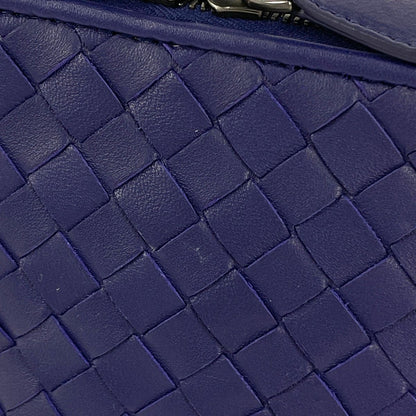 Bottega Veneta Intrecciato Pouch Makeup Leather Purple — view 4