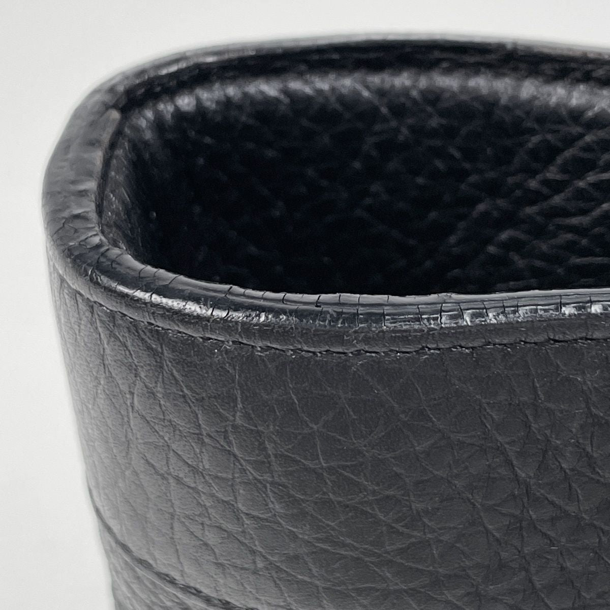 Loewe Justa Tote Anagram Leather Black — view 4