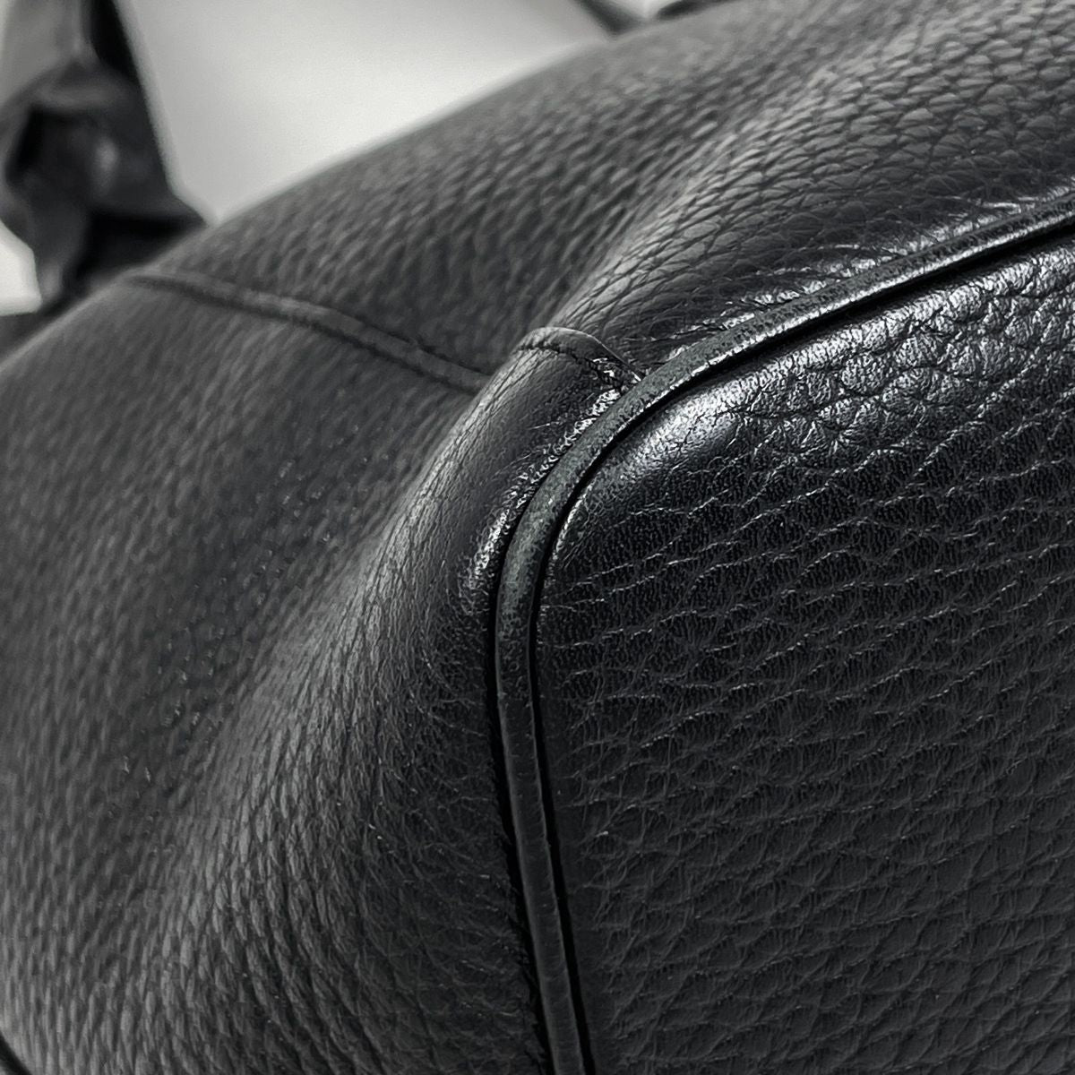 Loewe Justa Tote Anagram Leather Black — view 3