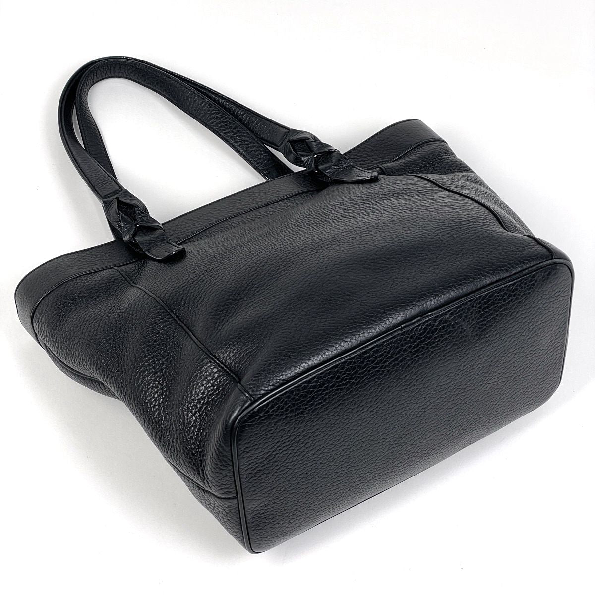 Loewe Justa Tote Anagram Leather Black — view 2