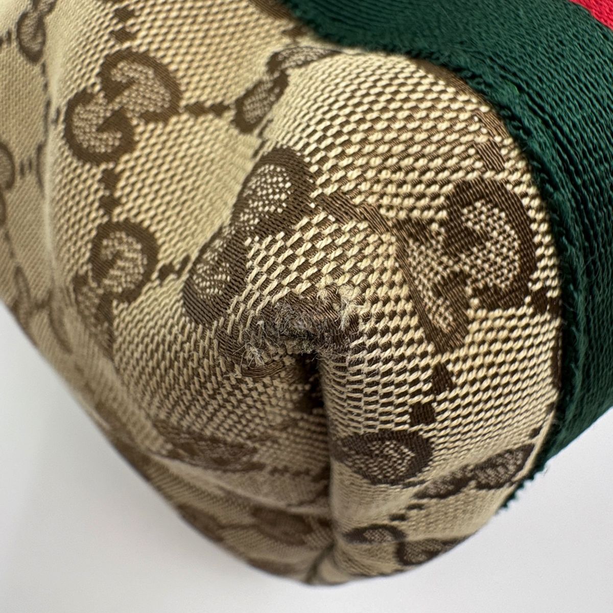 Gucci GG Pattern Tote Joli Sherry Line Web Canvas Beige Brown — view 3