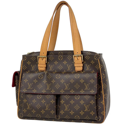 Louis Vuitton Multipuri City Handbag Shoulder Tote Monogram Brown