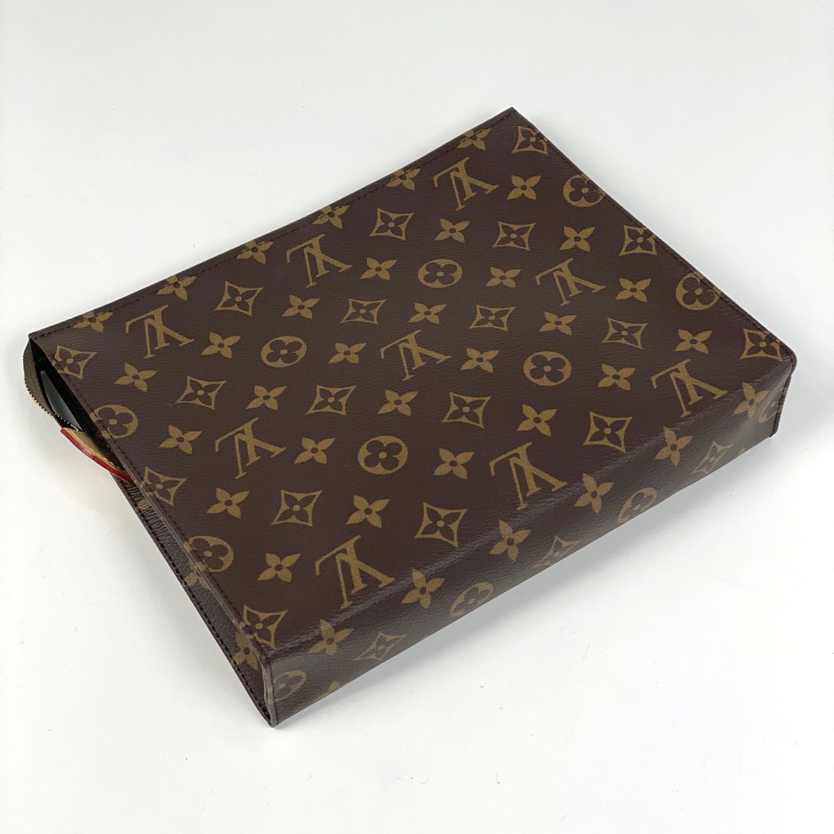 Louis Vuitton Poche Toilette 26 Clutch Makeup Pouch Monogram Brown — view 2