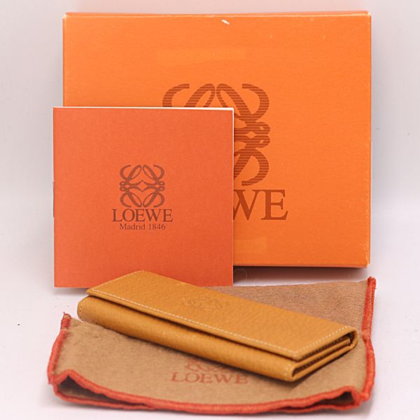 Loewe Key Case Camel Color Tam Key Holder — view 5