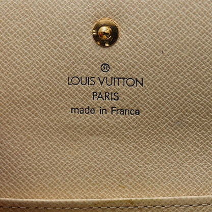 Louis Vuitton Damier Azur Line Key Case Leather Ivory Color Mtm Key Holder — view 5