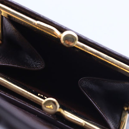 Gucci Fold Wallet Trifold Leather Brown — view 9