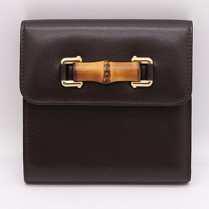 Gucci Fold Wallet Trifold Leather Brown — view 2