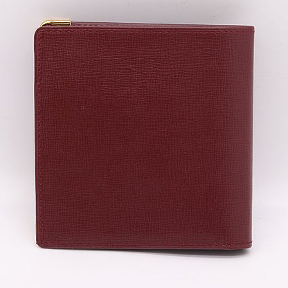 Cartier Folding Wallet Leather Red — view 3