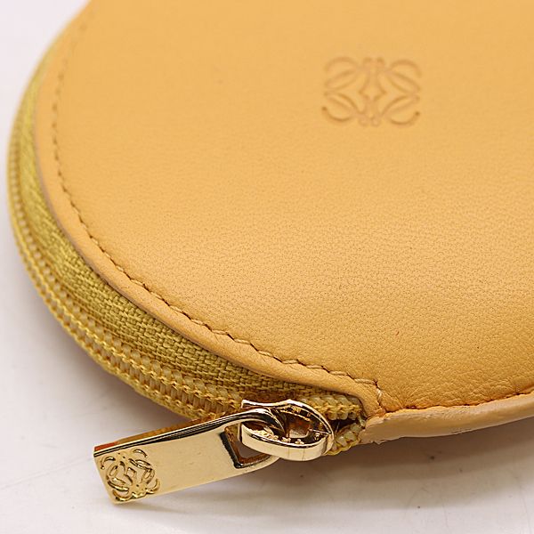 Loewe Coin Case Wallet Leather Ivory — view 4