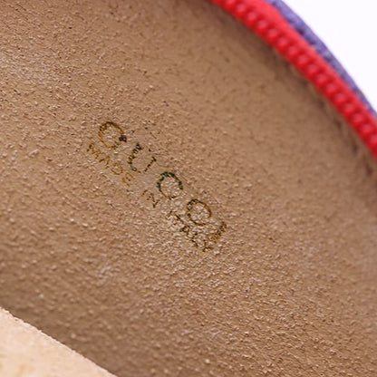 Gucci Coin Case Wallet Leather Red Purple — view 7