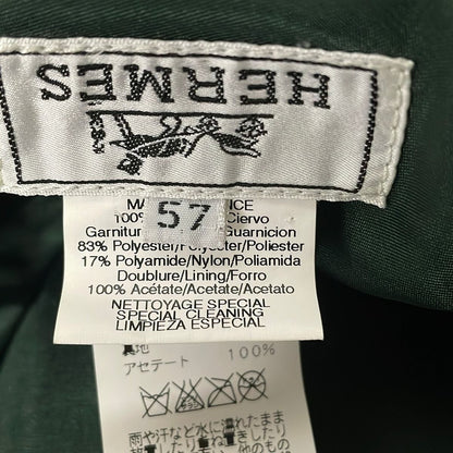 Hermes Hat 57 Khaki Drape — view 7