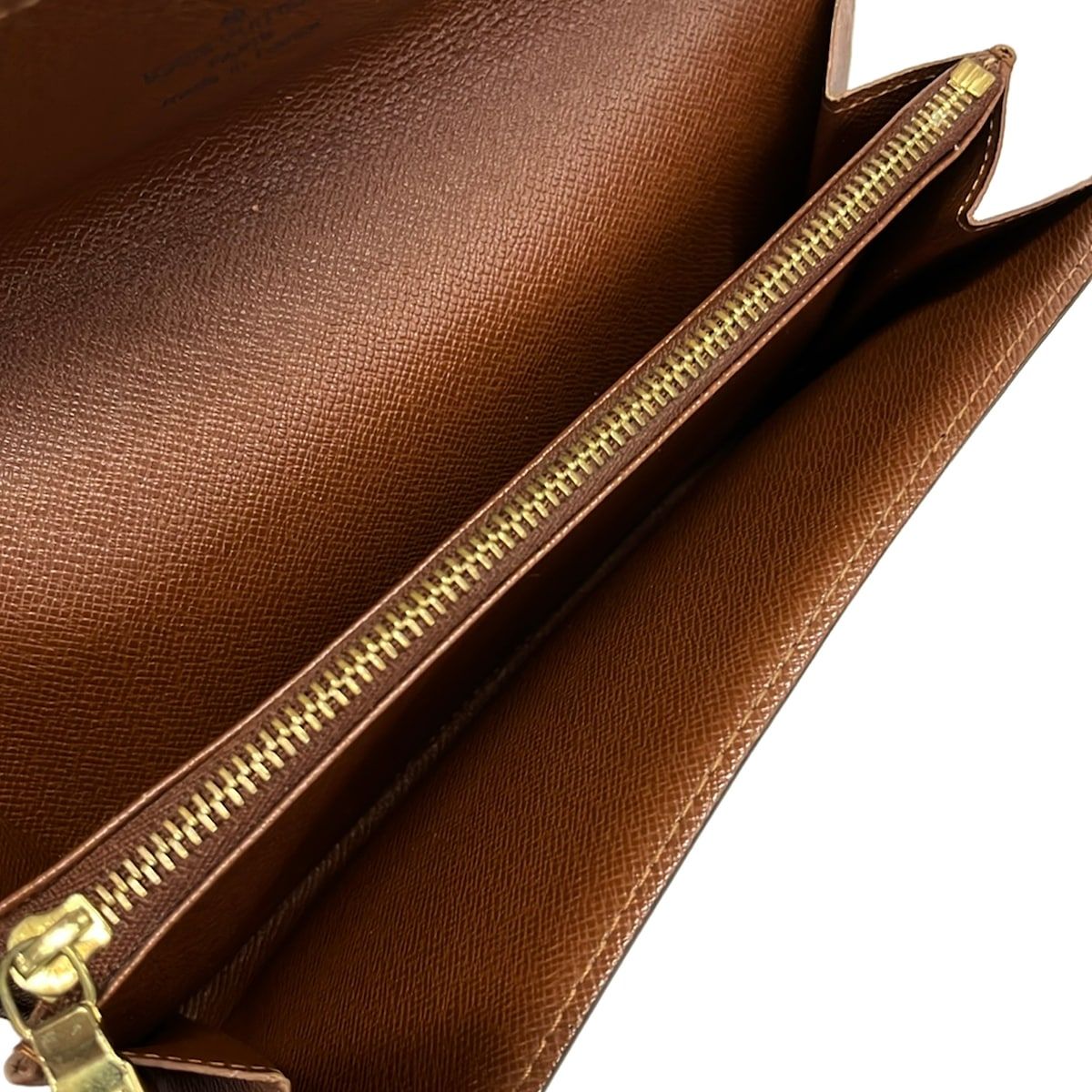 Louis Vuitton Wallet Monogram Pochette Porte Monet Cles Leather — view 4