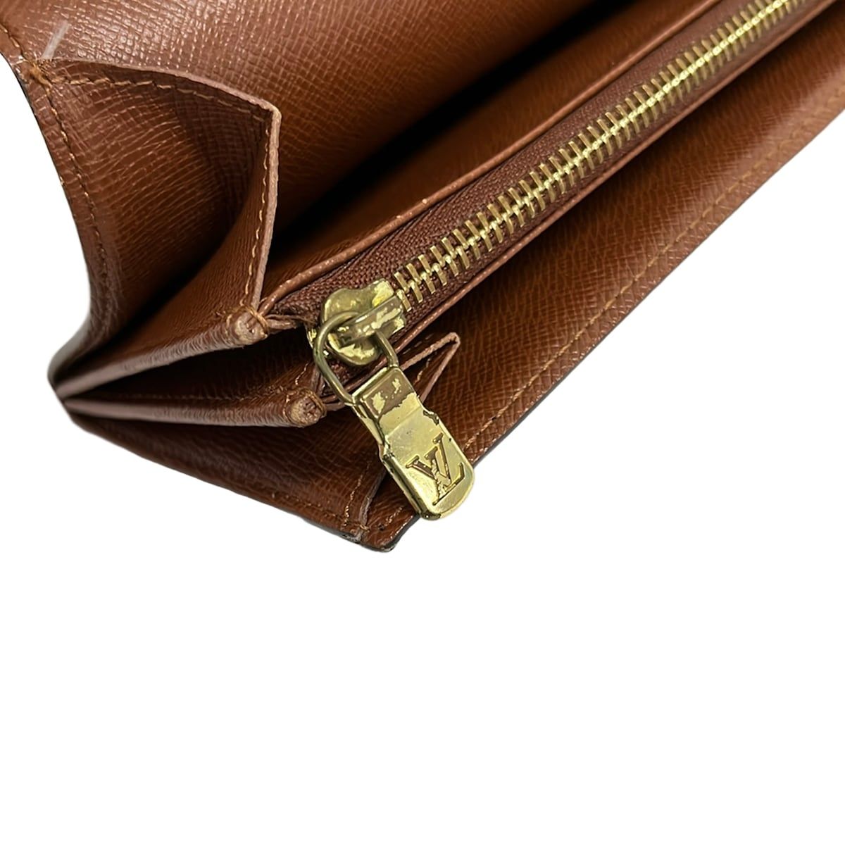 Louis Vuitton Wallet Monogram Pochette Porte Monet Cles Leather — view 7