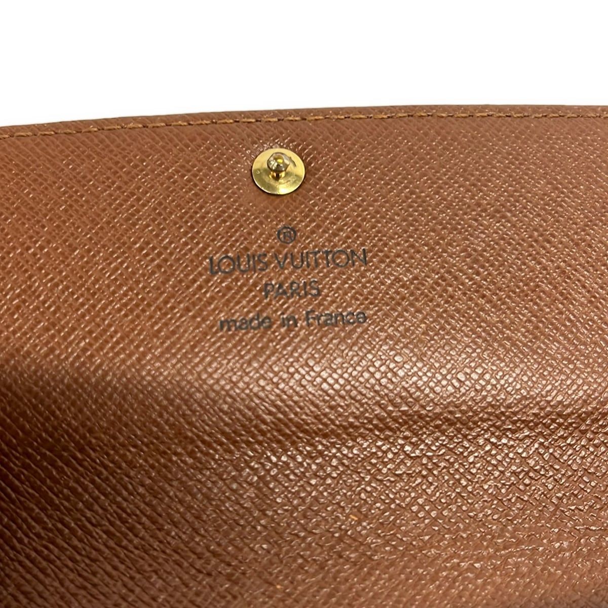 Louis Vuitton Wallet Monogram Pochette Porte Monet Cles Leather — view 6