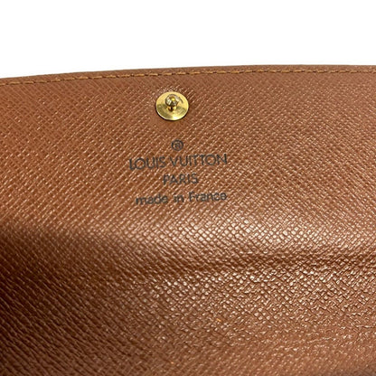 Louis Vuitton Wallet Monogram Pochette Porte Monet Cles Leather — view 6