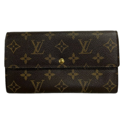 Louis Vuitton Wallet Monogram Pochette Porte Monet Cles Leather