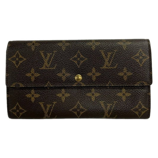 Louis Vuitton Wallet Monogram Pochette Porte Monet Cles Leather