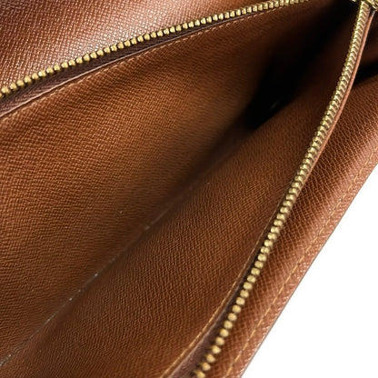Louis Vuitton Wallet Monogram Pochette Porte Monet Cles Leather — view 5