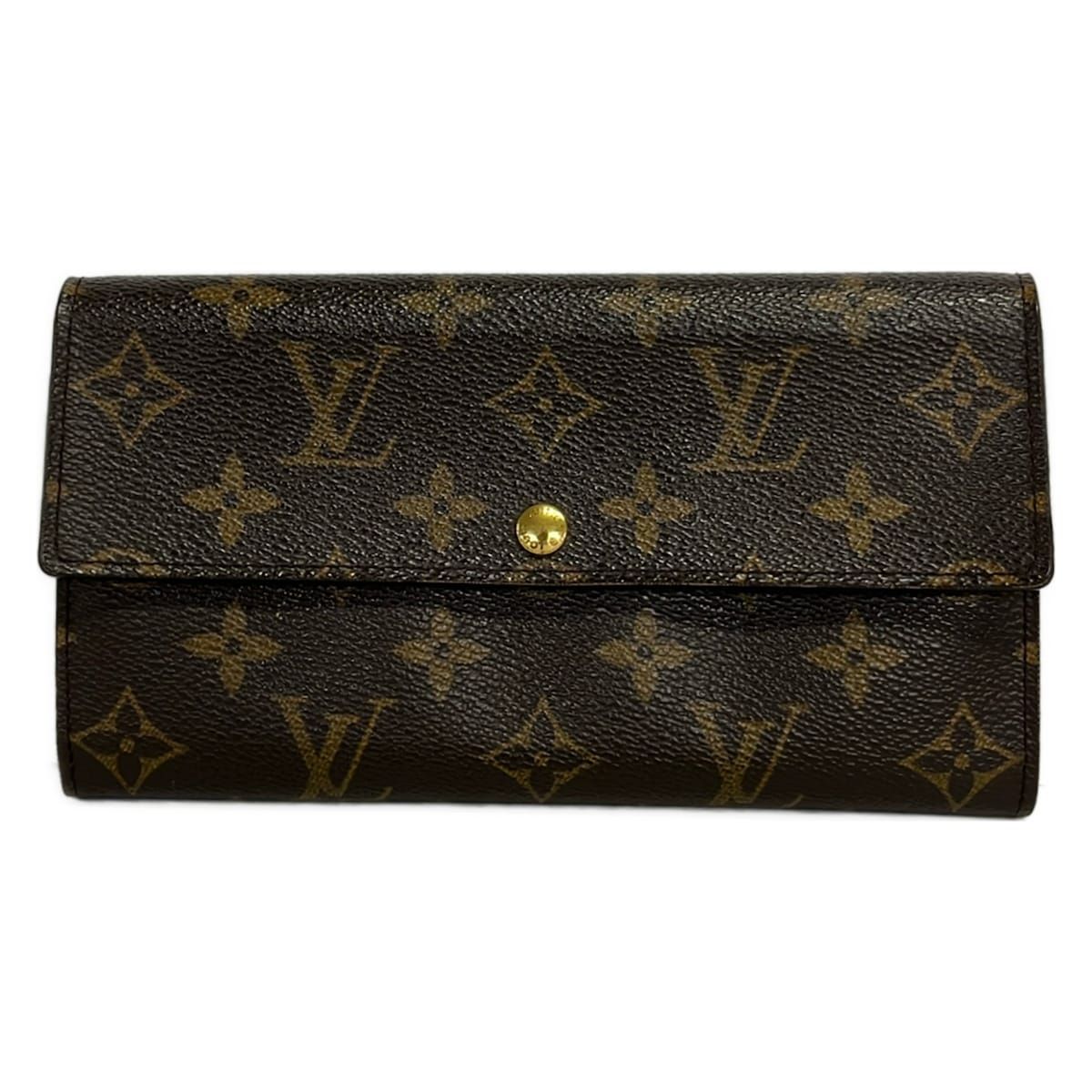 Louis Vuitton Wallet Monogram Pochette Porte Monet Cles Leather