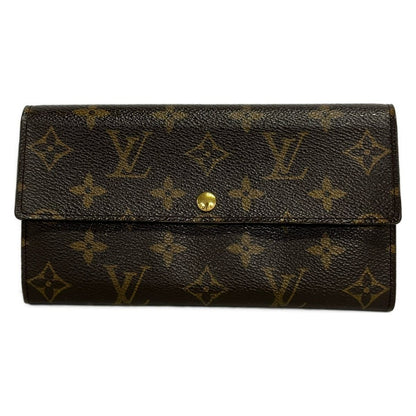 Louis Vuitton Wallet Monogram Pochette Porte Monet Cles Leather