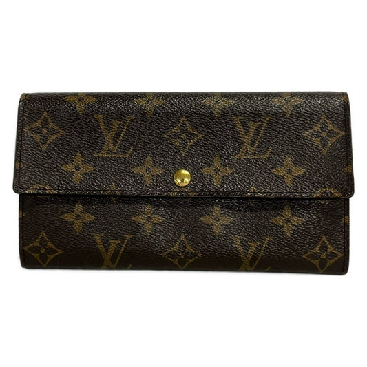 Louis Vuitton Wallet Monogram Pochette Porte Monet Cles Leather