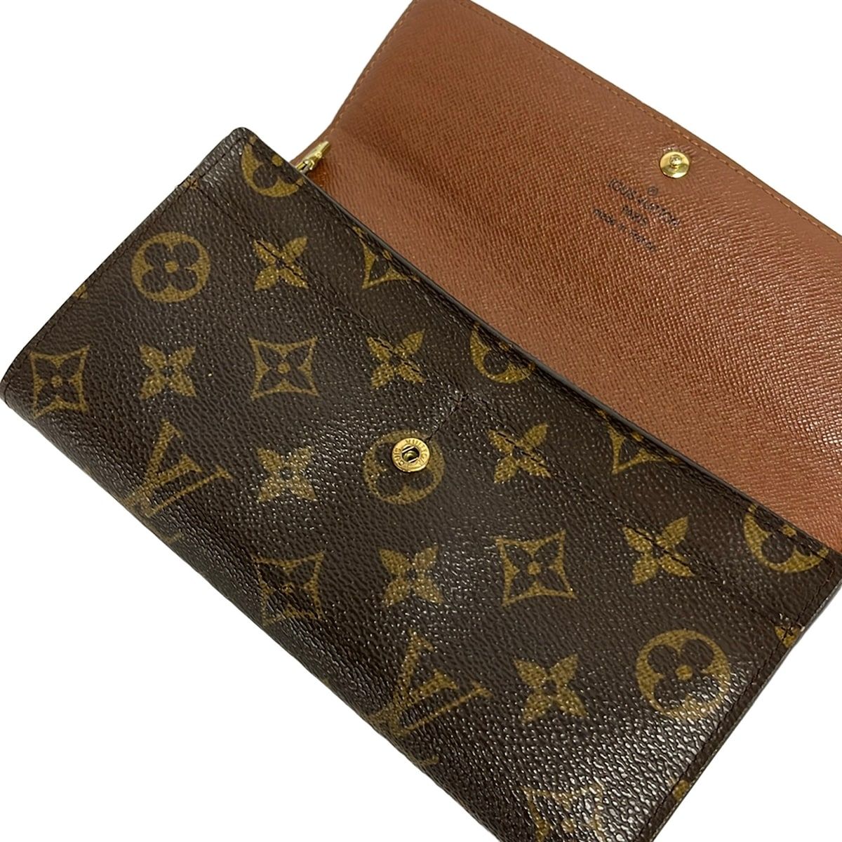 Louis Vuitton Wallet Monogram Pochette Porte Monet Cles Leather — view 3