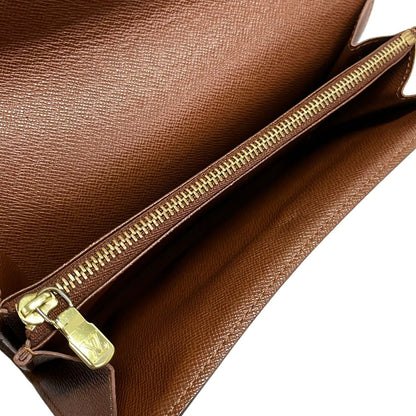 Louis Vuitton Wallet Monogram Pochette Porte Monet Cles Leather — view 4