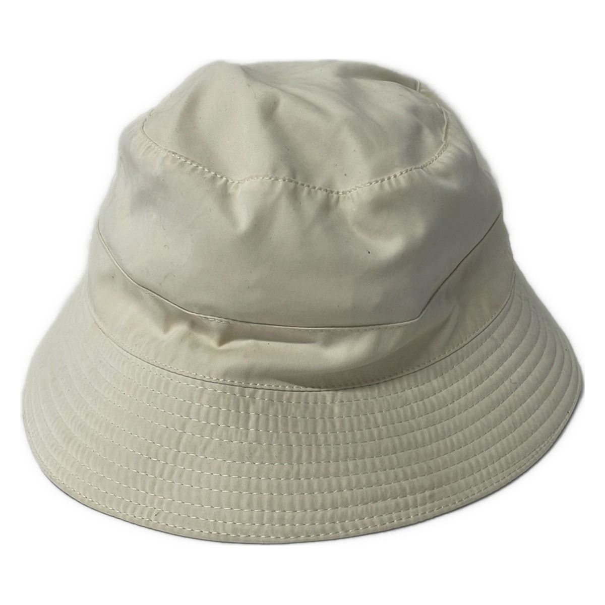 Hermes Hat 58 Ivoryh Logo Embroidery Bucket — view 3