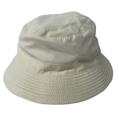 Hermes Hat 58 Ivoryh Logo Embroidery Bucket