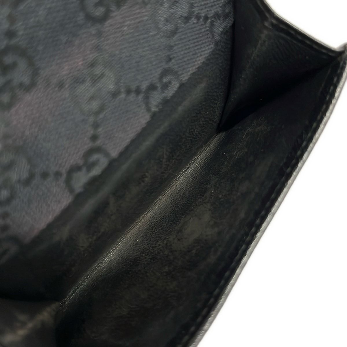Gucci Bifold Wallet Black Leather — view 4