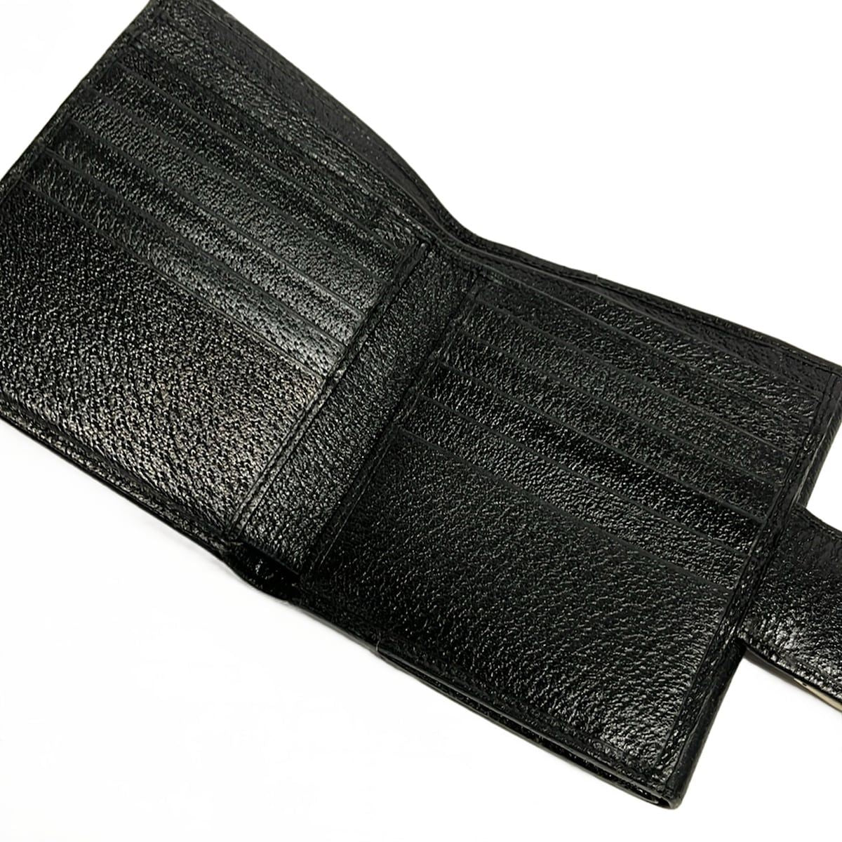 Gucci Bifold Wallet Black Leather — view 3