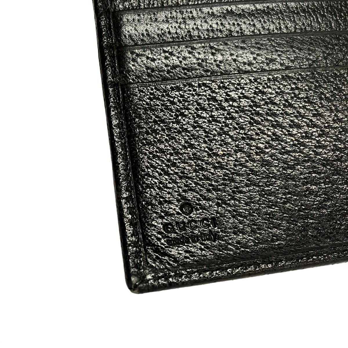 Gucci Bifold Wallet Black Leather — view 5