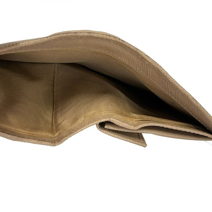 Prada Bifold Wallet Beige Leather — view 4