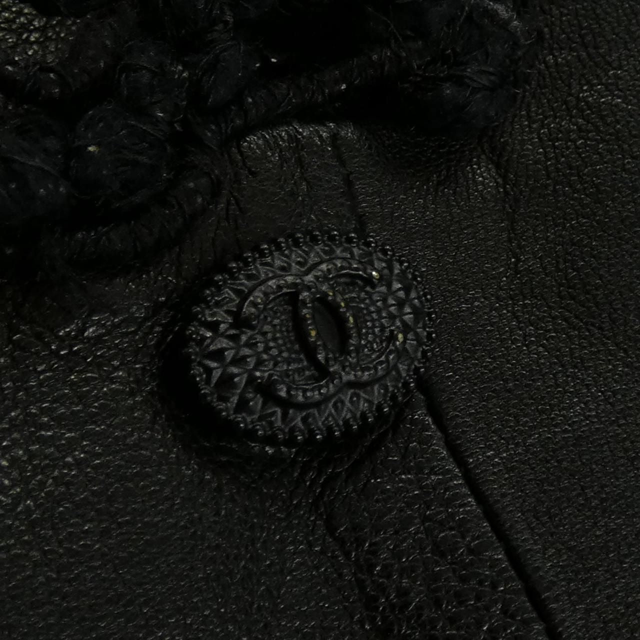 Chanel Leather Jacket Black — view 7