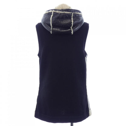 Chanel Shearling Vest Black — view 2