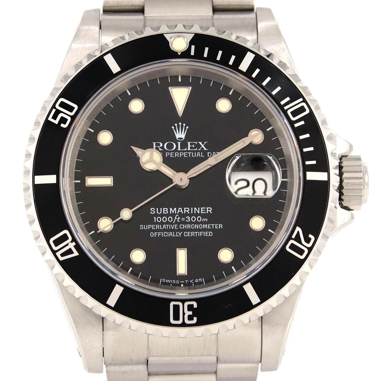 Rolex Submariner Date SS Automatic Winding Number Watch