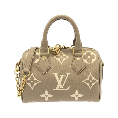 Louis Vuitton Bicolor Monogram Empreinte Speedy Bandouliere 20 cm Boston Bag