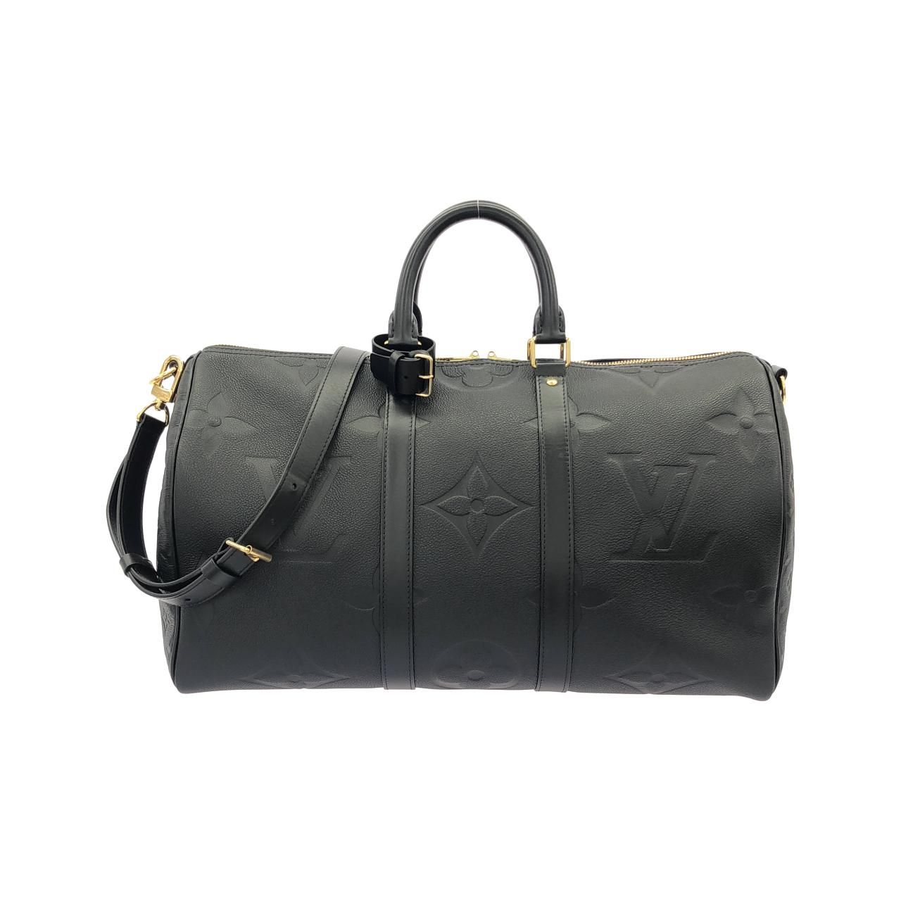 Louis Vuitton Monogram Empreinte Keepall Bandouliere 45 cm Boston Bag