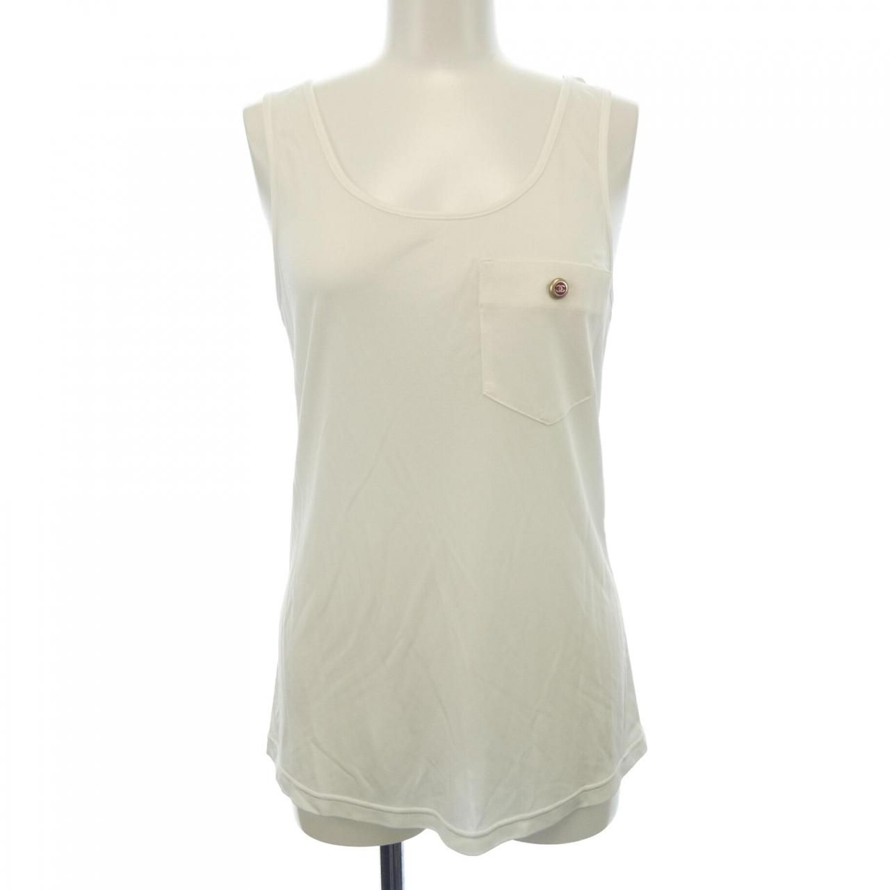 Chanel Tank Top White