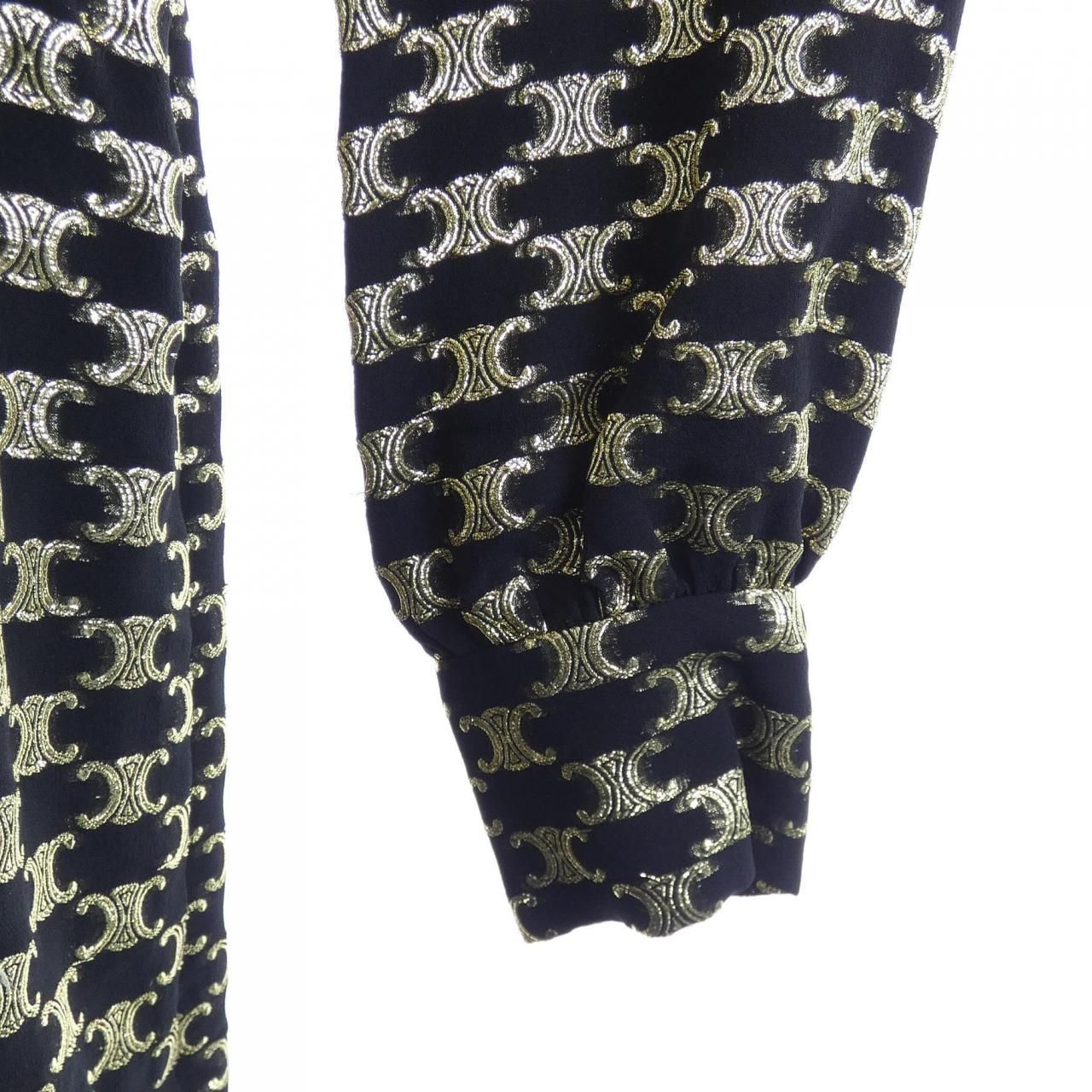 Celine Jacquard Triomphe Dress — view 6
