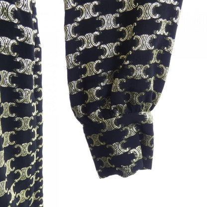 Celine Jacquard Triomphe Dress — view 6