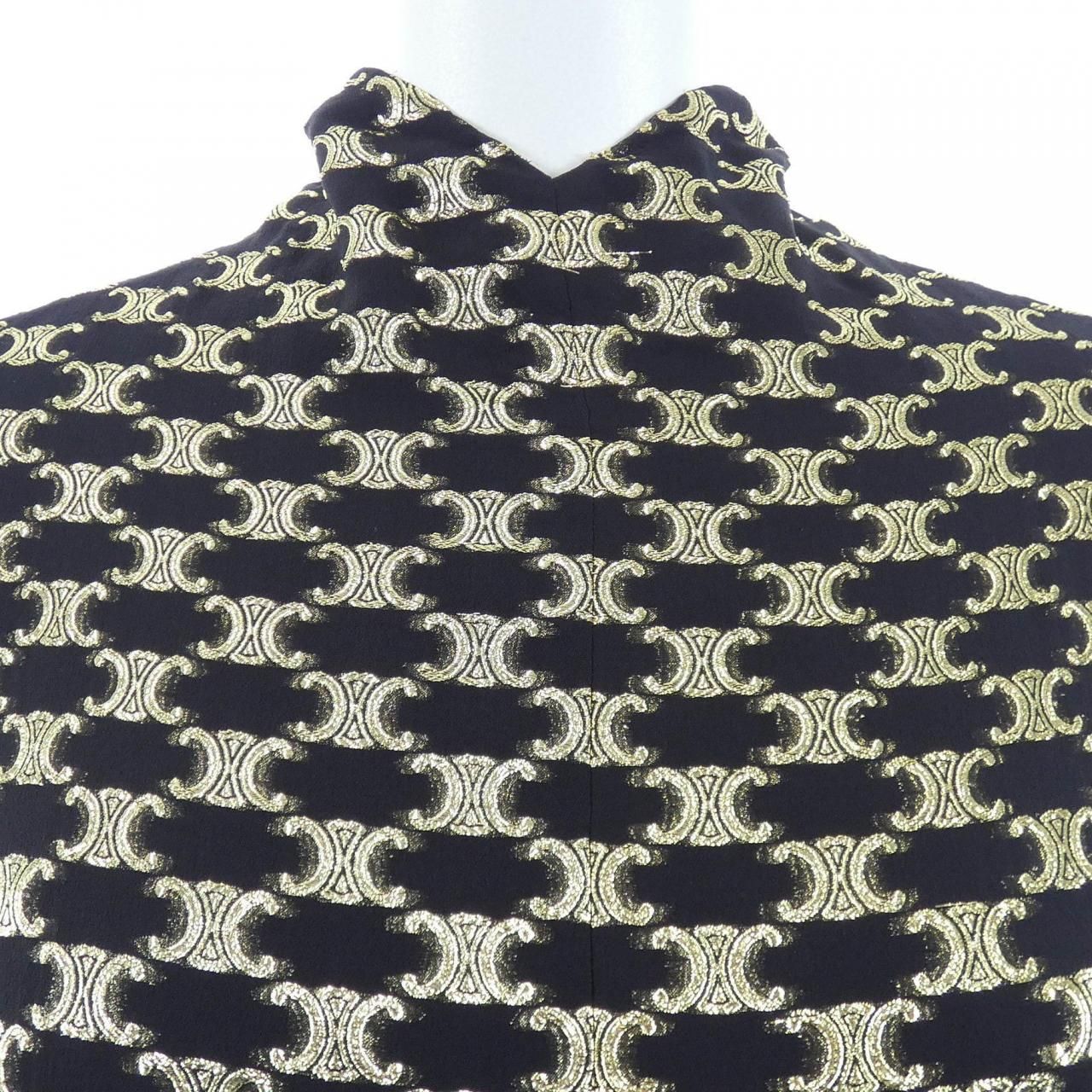 Celine Jacquard Triomphe Dress — view 5