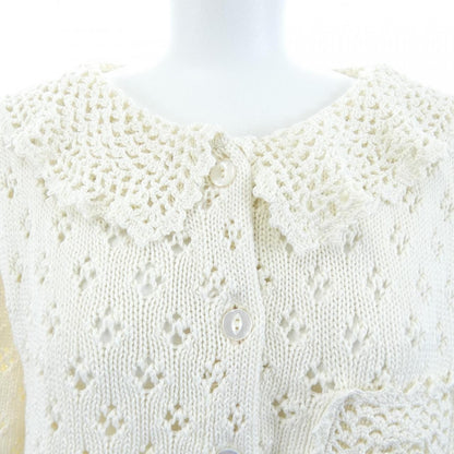 Celine Cropped Cardigan White — view 5