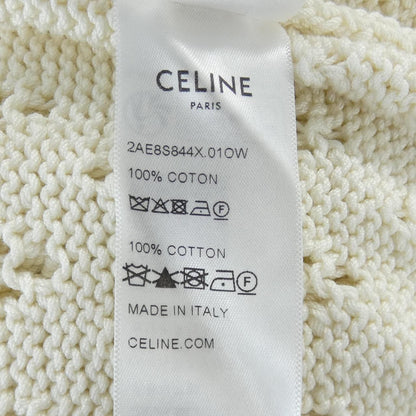 Celine Cropped Cardigan White — view 3