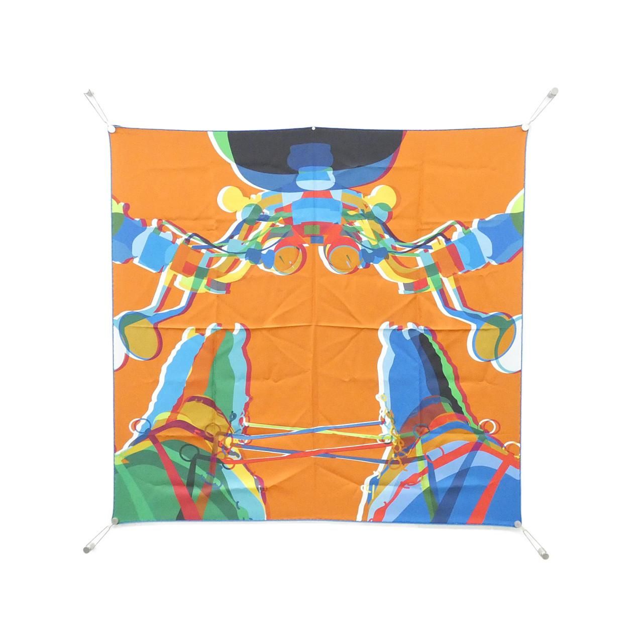 Hermes Drive ME Crazy Carre Double Face Scarf