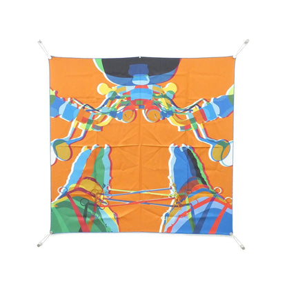 Hermes Drive ME Crazy Carre Double Face Scarf