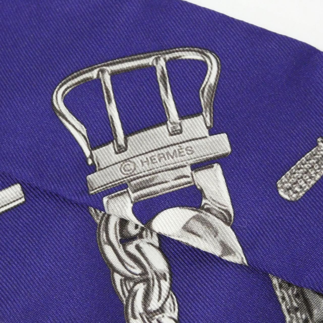 Hermes Twilly Scarf Navy — view 3