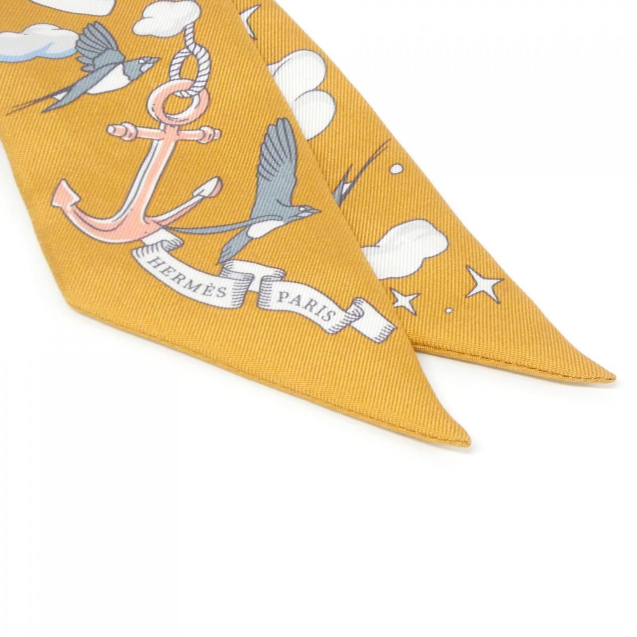 Hermes Sur Mon Nuage Twilly Scarf — view 2