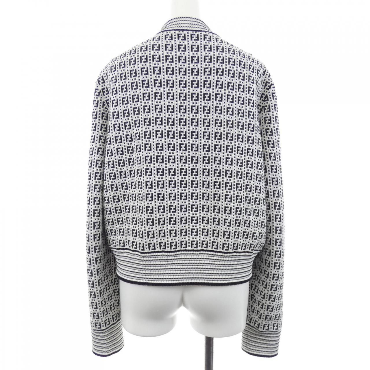 Fendi Afnj Cardigan White — view 2