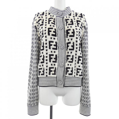 Fendi Afnj Cardigan White